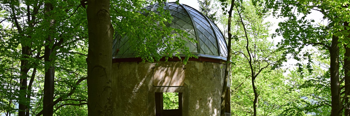 Pavillon am Großen und am Kleinen Winterberg mit Aussicht
