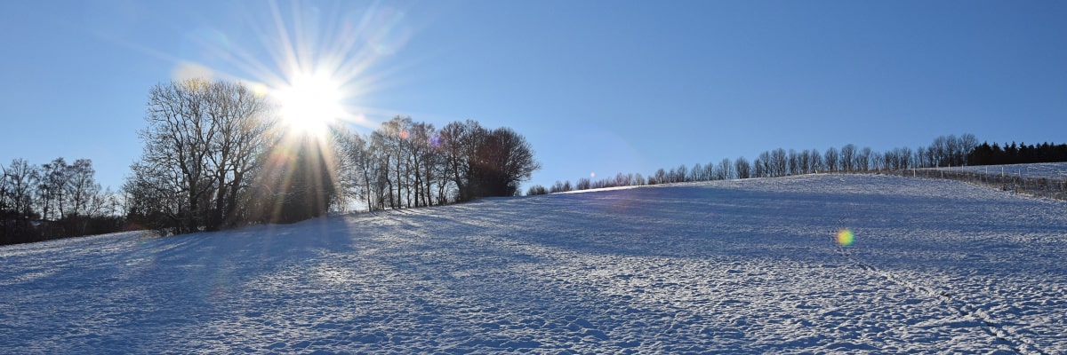 Winterlandschaft im Erzgebirge